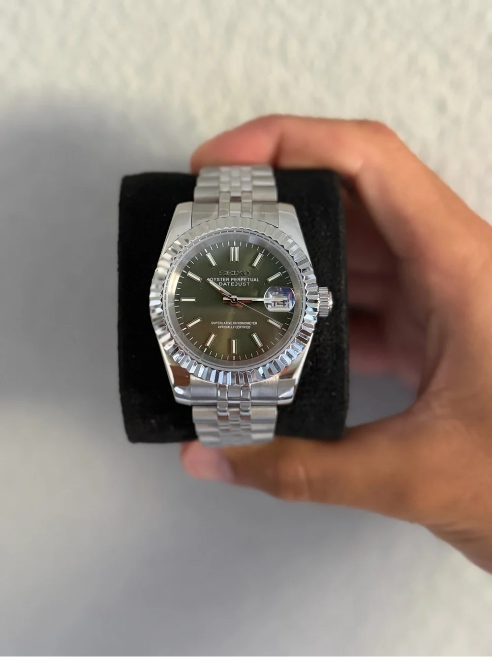 Seiko Mod: Olive Datejust